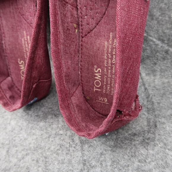 Toms Shoes Womens 9 Flat Slip On Casual Alpargatas Loafer Comfort Boho Lifestyle - Picture 9 of 14